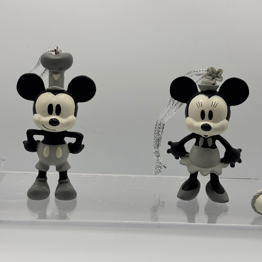 Disney Sketchbook Ornament Steamboat Mickey & Minnie 4pc Mini Set - Picture 16 of 16